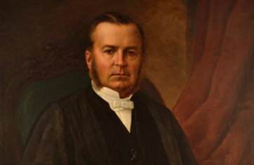 Portrait of the first Speaker of the House of Commons, James W. Cockburn