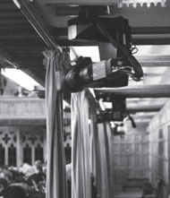 Photo des caméras télécommandées de la Chambre des communes