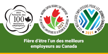 Fière d’être l’un des meilleurs employeurs au Canada