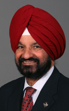 Photo - Hon. Gurbax S. Malhi - Click to open the Member of Parliament profile