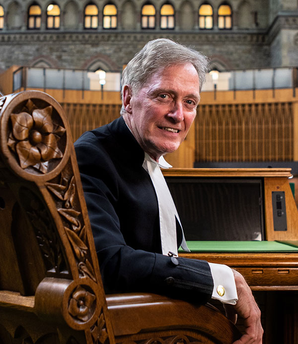 Official portrait of the Clerk of the House of Commons