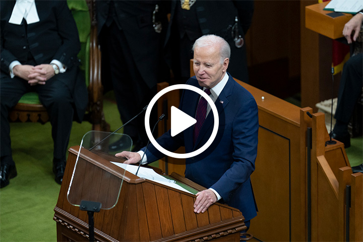 Allocution devant le Parlement du Président des États Unis d’Amérique