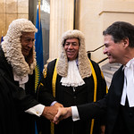 Le Président Rota et deux de ses homologues à la 25e Conférence des présidents d’assemblée du Commonwealth. Ottawa (Ontario) – le 7 janvier 2020