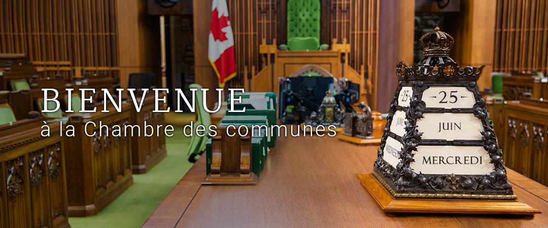 Bienvenue à la Chambre des communes