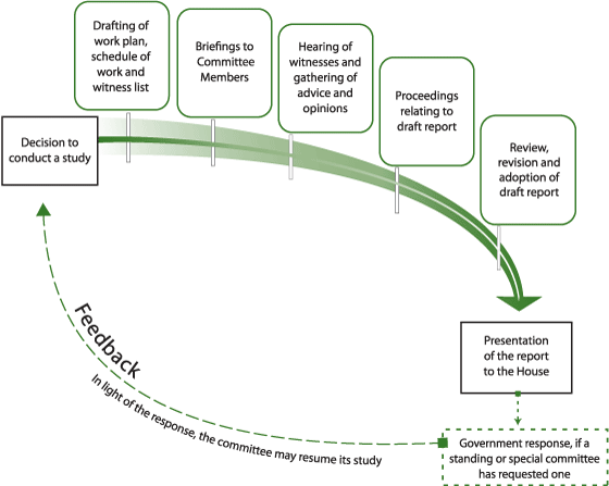Usual Order of Business for Committee Study Leading to a Substantive Report