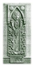 Photo de haut-relief intitulé “Chambre des communes” de la Série Acte de l’Amérique du Nord britannique de la Collection Patrimoine dans la salle de la Chambre des communes.