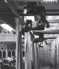Photo des caméras télécommandées de la Chambre des communes 