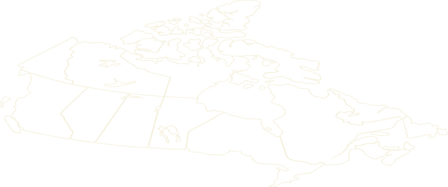 Carte du Canada incluant des données démographiques sur les députés.