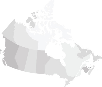 Carte du Canada incluant des données démographiques sur les députés.