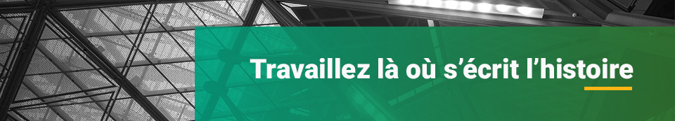 Travaillez au cœur de la démocratie!