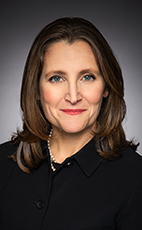 Photo - Hon. Chrystia Freeland - Click to open the Member of Parliament profile