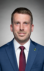 Photo - Braedon Clark - Cliquez pour accéder au profil du/de la député(e)