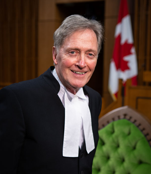 Portrait officiel du greffier de la Chambre des communes